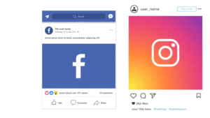 InstagramFacebook Post Templates